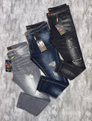 Kit 3 Calças Jeans Basicas Jogador