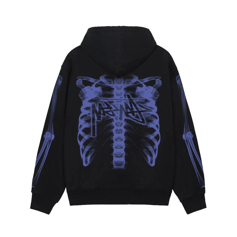 STUSSY FW23 RIB GAGE ZIP HOODIE