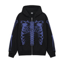 STUSSY FW23 RIB GAGE ZIP HOODIE